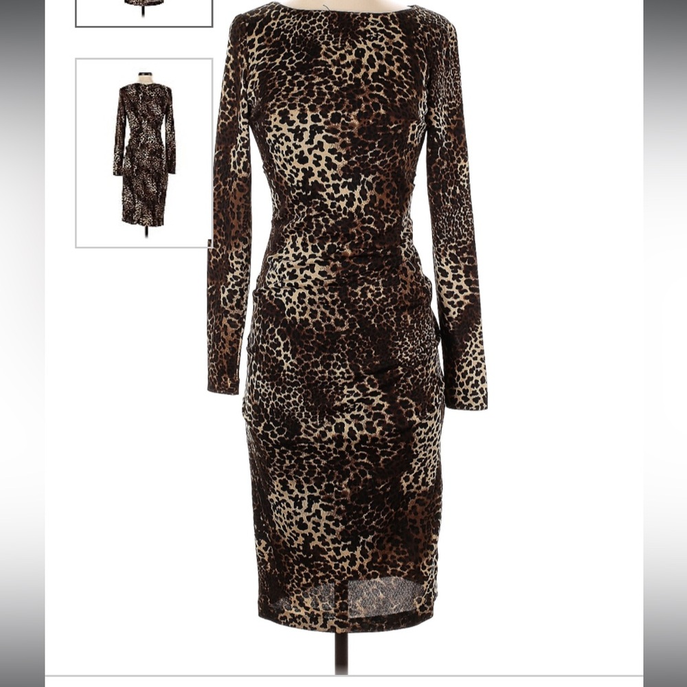 Leopard Slim Fit Dress